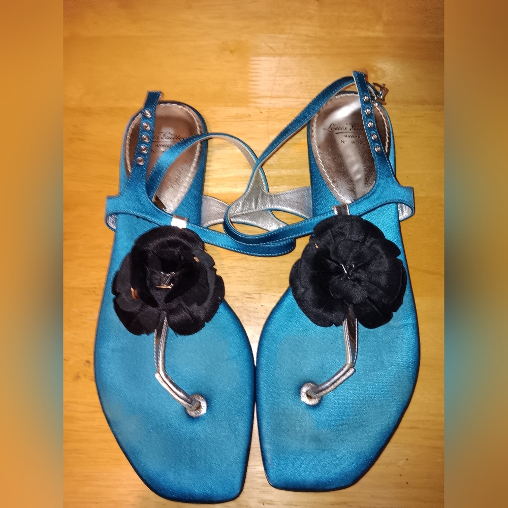 Louis Vuitton Ultra Rare Limited Hawaii Flats 16/20 Size 38 - Picture 1 of 5